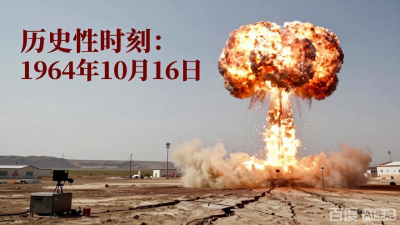 中国第一颗原子弹爆炸成功