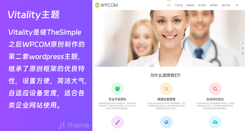WordPress通用型企业主题 Vitality